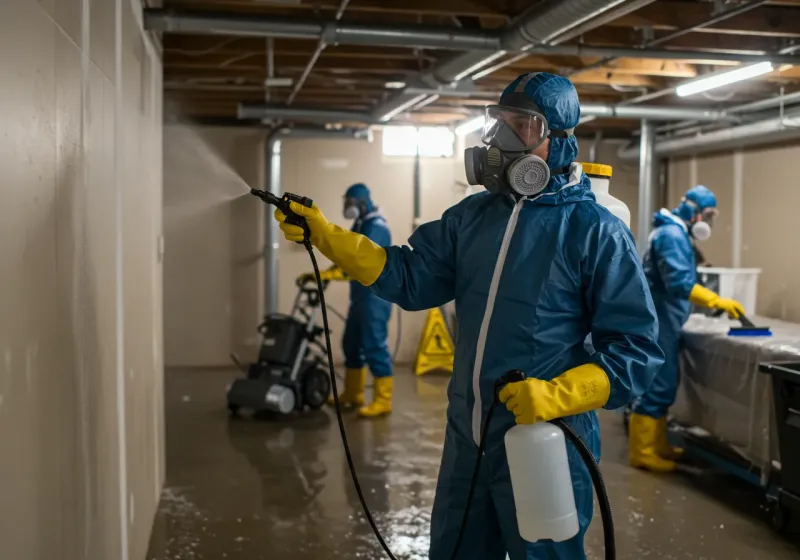 Basement Sanitization and Antimicrobial Treatment process in Reno, NV