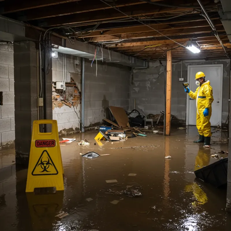 Flooded Basement Electrical Hazard in Reno, NV Property